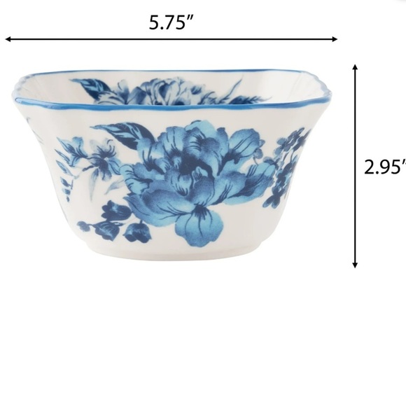 ❤️The Pioneer Woman Delilah Stoneware Cereal Bowl, Blue - Picture 2 of 3